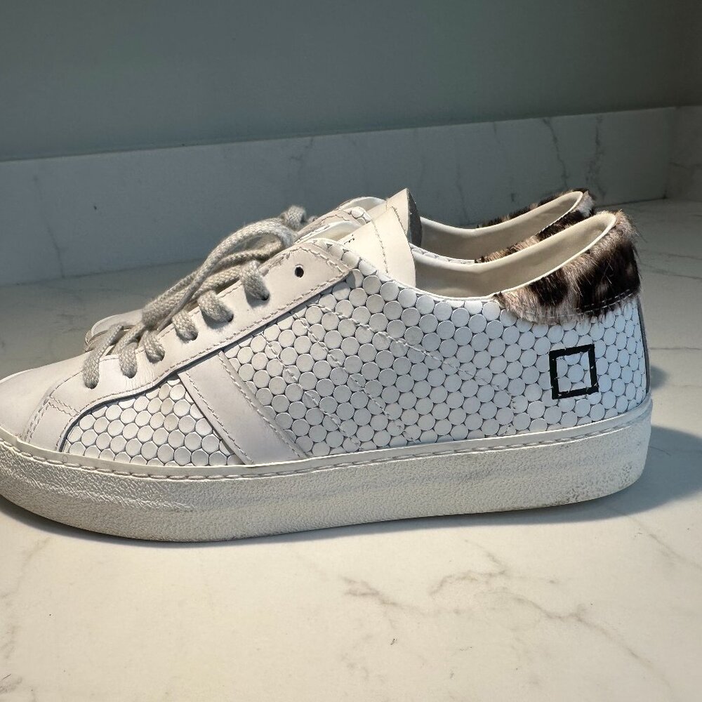 D.A.T.E. Women's  Leopard Sneaker Size 6.5